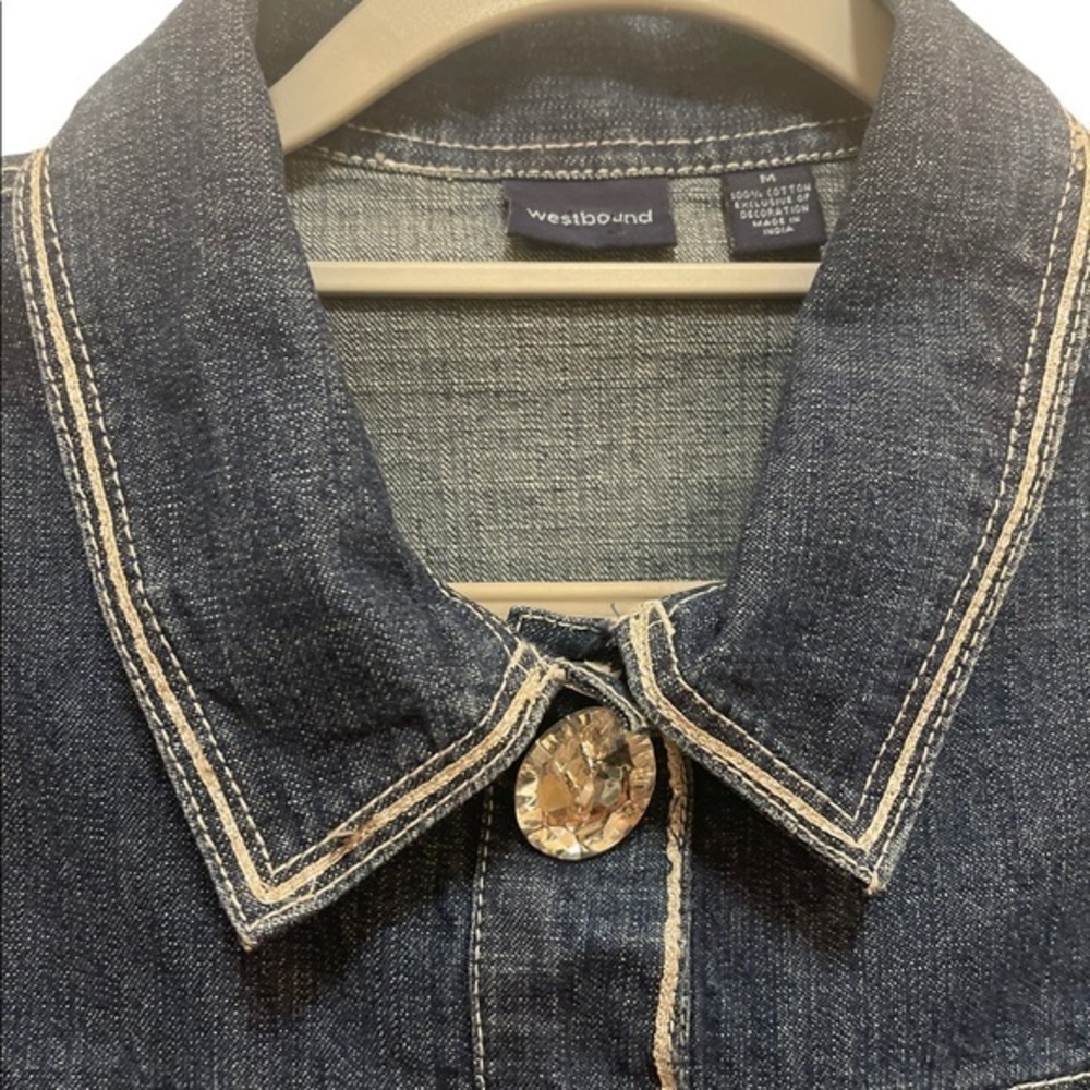 Westbound Jean Jacket Size M NWOT - Picture 3 of 9